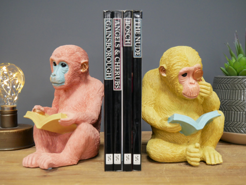 Monkey Bookends.